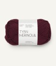 Tynn merinoull Dyp burgunder 4372 thumbnail
