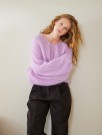 2402-4 Facile Sweater Ballerina Chunky Mohair LILAC thumbnail
