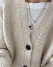 PetiteKnit Champagne Cardigan Double Sunday Almond thumbnail