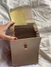 Rundpinnemappe beige Strikkefeber thumbnail