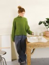 2502-7b Mindy sweater Sunday og Tynn silk mohair Matcha thumbnail