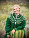 Lisa grønn tilpasset Nordlandsbunaden Bunadstrikk thumbnail