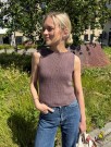 PetiteKnit Ivy Top dobbel Tynn line eikenøtt thumbnail