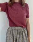 LeKnit Clover Tee Line Rustic Rose  thumbnail