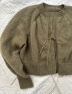 LeKnit Darcy Cardigan Sunday og Tynn Silk mohair Olivengrønn  thumbnail