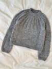 PetiteKnit Sunday Sweater Kos og Tynn silk mohair grå thumbnail