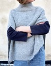 LeKnit Darcy Cape Sunday Tynn silk mohair Lys grå thumbnail