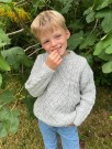 PetiteKnit Moby Sweater Mini Peer Gynt lys grå thumbnail