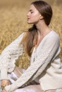 Hillesvåg Osp Cardigan Sol Ecru thumbnail