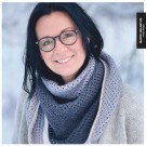 Snøkrystall sjal Marte Helgetun Fargespill thumbnail