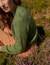 LeKnit Mouline Cardigan Sunday og Tynn Silk Mohair grønn thumbnail