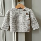 Sorgenfri omslagsjakke Mini 24m/10cm (oppskrift) thumbnail