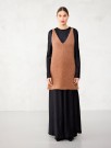 2507-9 Meadow Dress dobbel Chunky ballerina Mocha mousse thumbnail