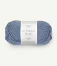Sandnes Garn Alpakka Silke Jeansblå 6052 thumbnail