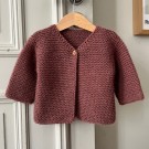 Indiblomst Fagerborg cardi 21m/10cm (oppskrift)  thumbnail
