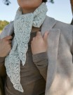 LeKnit Vita Scarf Tynn Silk mohair og Alpakka følgetråd marsipan thumbnail