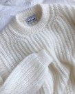 September Sweater | Petite Knit | Tynn Silk Mohair hvit | Strikkepakke thumbnail