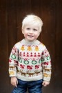 356-1 Alt-jeg-ønsker-meg-til-jul-genser barn | Finull | Strikkepakke Rauma Garn thumbnail