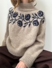 LeKnit Rosie Yoke Sweater Strikkepakke Peer Gynt og Tynn silk mohair  thumbnail