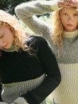Vollan sweater lys gråmelert og natur ANNE MARIE EDITION