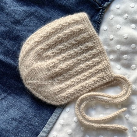 Indiblomst Uranienborg kyse 24m/10cm (oppskrift)