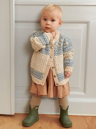 2512-1 Setesdal kofte baby (oppskrift) papir