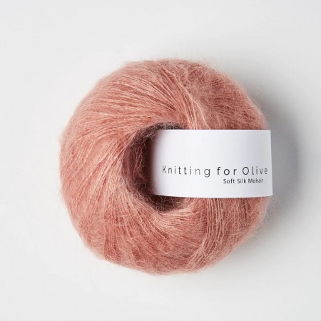 Knitting for Olive Soft Silk mohair Flamingo