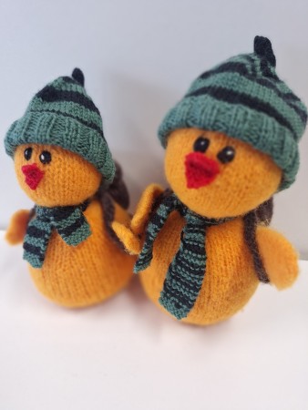 Påskekyllinger Strikkepakke 