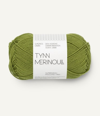 Tynn merinoull Matcha 9564