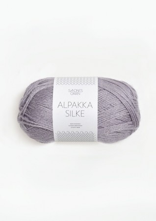 Sandnes Garn Alpakka Silke Støvet lilla 4631