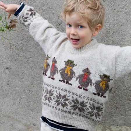 478 Flåklypa genser Finull Rauma Garn