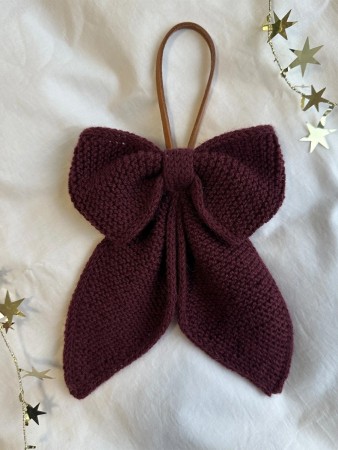 PetiteKnit December Bow (oppskrift) papir