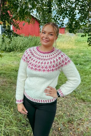 Bringebærgenser SisuKnitwear 