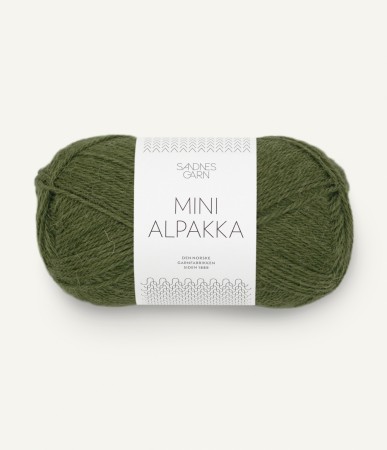 Mini Alpakka Mosegrønn 9573