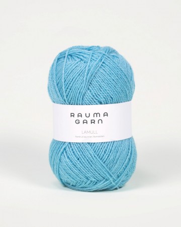 Rauma Lamullgarn Lys turkis L70