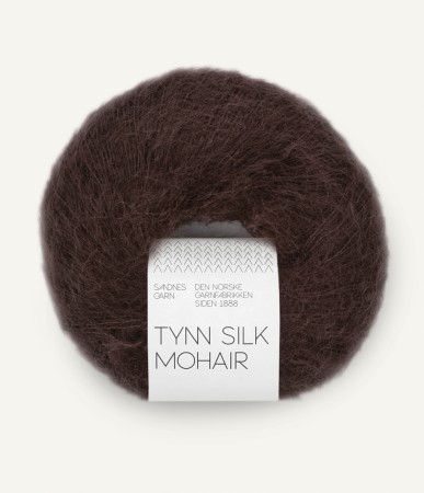  Tynn Silk Mohair Chocolate Plum 3591