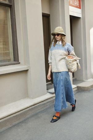 T75-3 Hege damegenser Naturmelert Tynn Peer Gynt