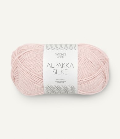 Sandnes Garn Alpakka Silke Pudder rosa 3511