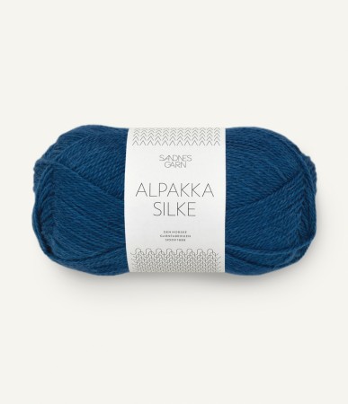 Sandnes Garn Alpakka Silke Ink blå 6063