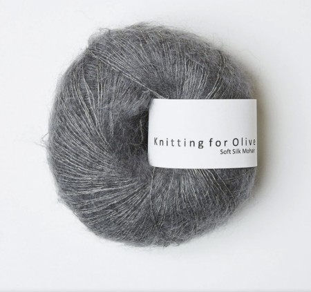 Knitting for Olive Soft Silk Mohair - Bly / Lead