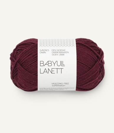 Babyull lanett 4372 Dyp burgunder 
