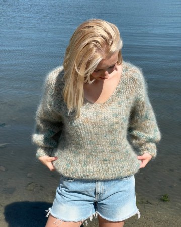 Mira genser Bella Oppskrift (Papirformat) Lindteinstrikk