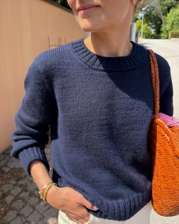 PetiteKnit Vega Sweater Double Sunday night sky