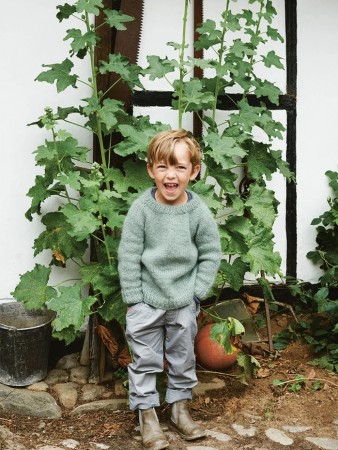 2012-5 Basic genser barn i KOS Dusty Light Green 