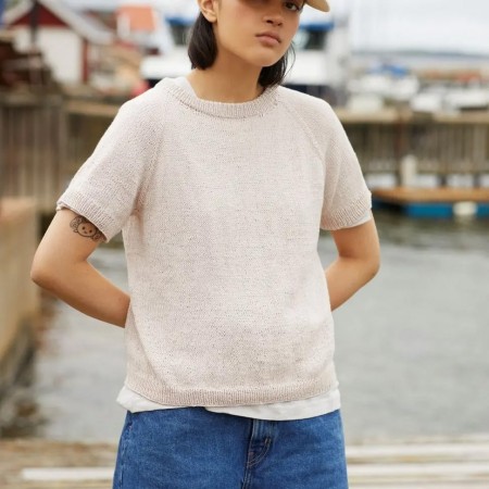 411-3 Duve Tee Pandora Dus Rosa Strikkepakke