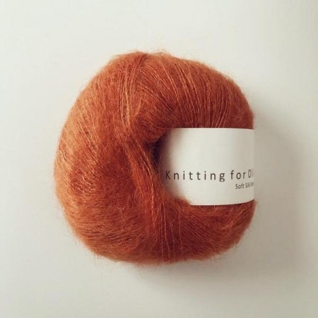 Knitting for Olive Soft Silk Mohair - BRÆNDT ORANGE