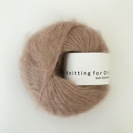 Knitting for Olive Soft Silk Mohair - Mushroom Rose / Champignonrosa