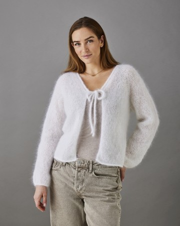 Bella Cardigan med i-cord kanter