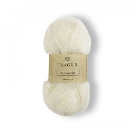 Isager Silk Mohair E0 natur