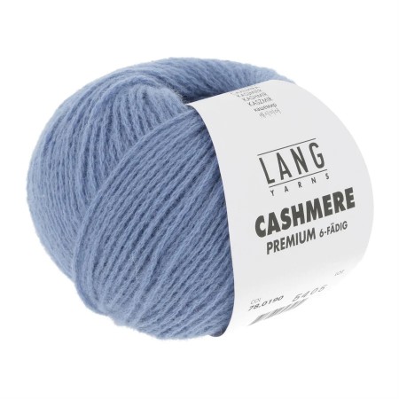 Lang Yarns Cashmere Premium 190 himmelblå